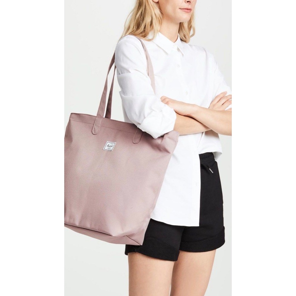 Herschel Supply Co Mica Tote Shoulder Bag Rose Pink Utility Travel Commuter